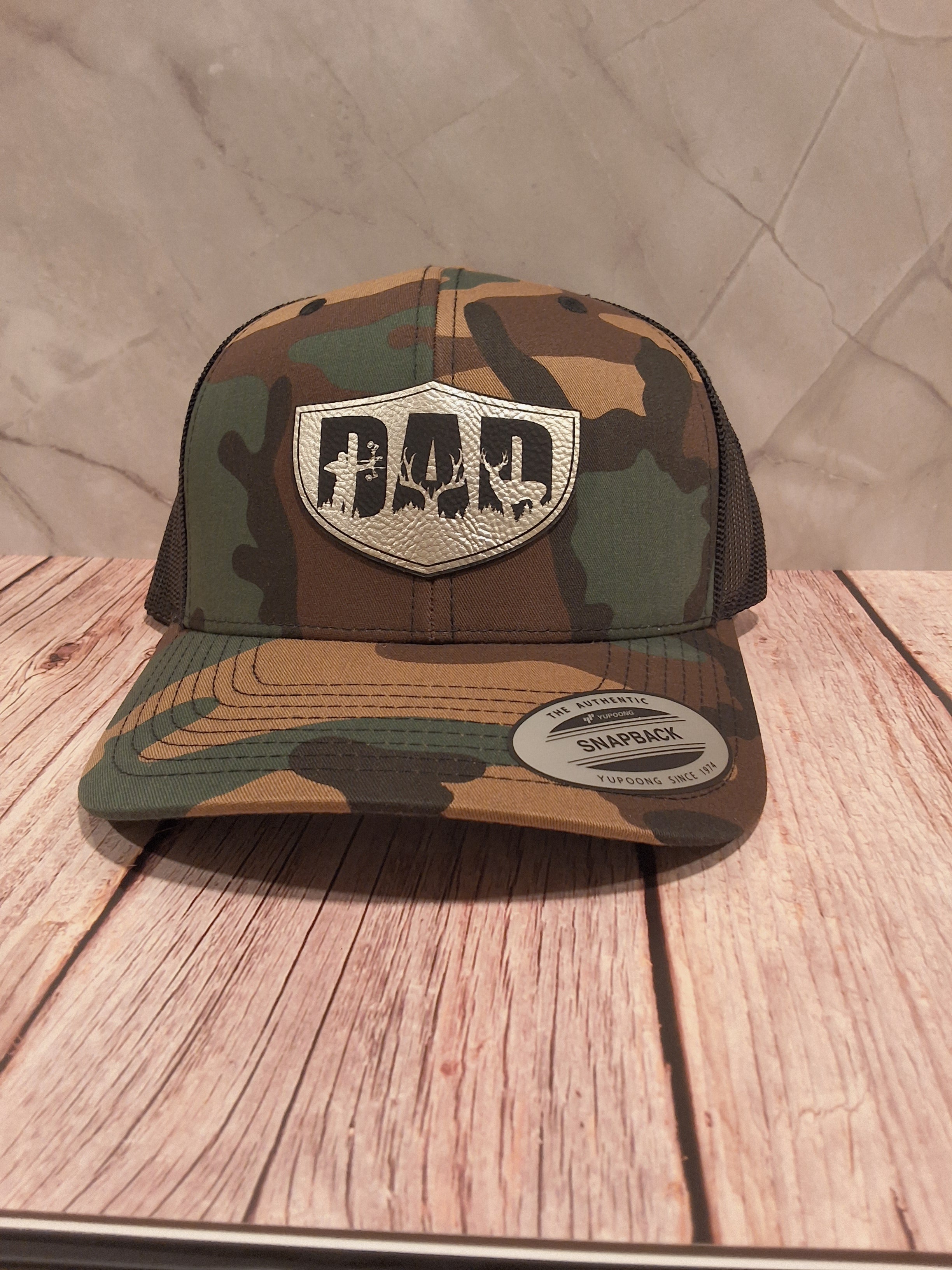 Camo dad hunting hat