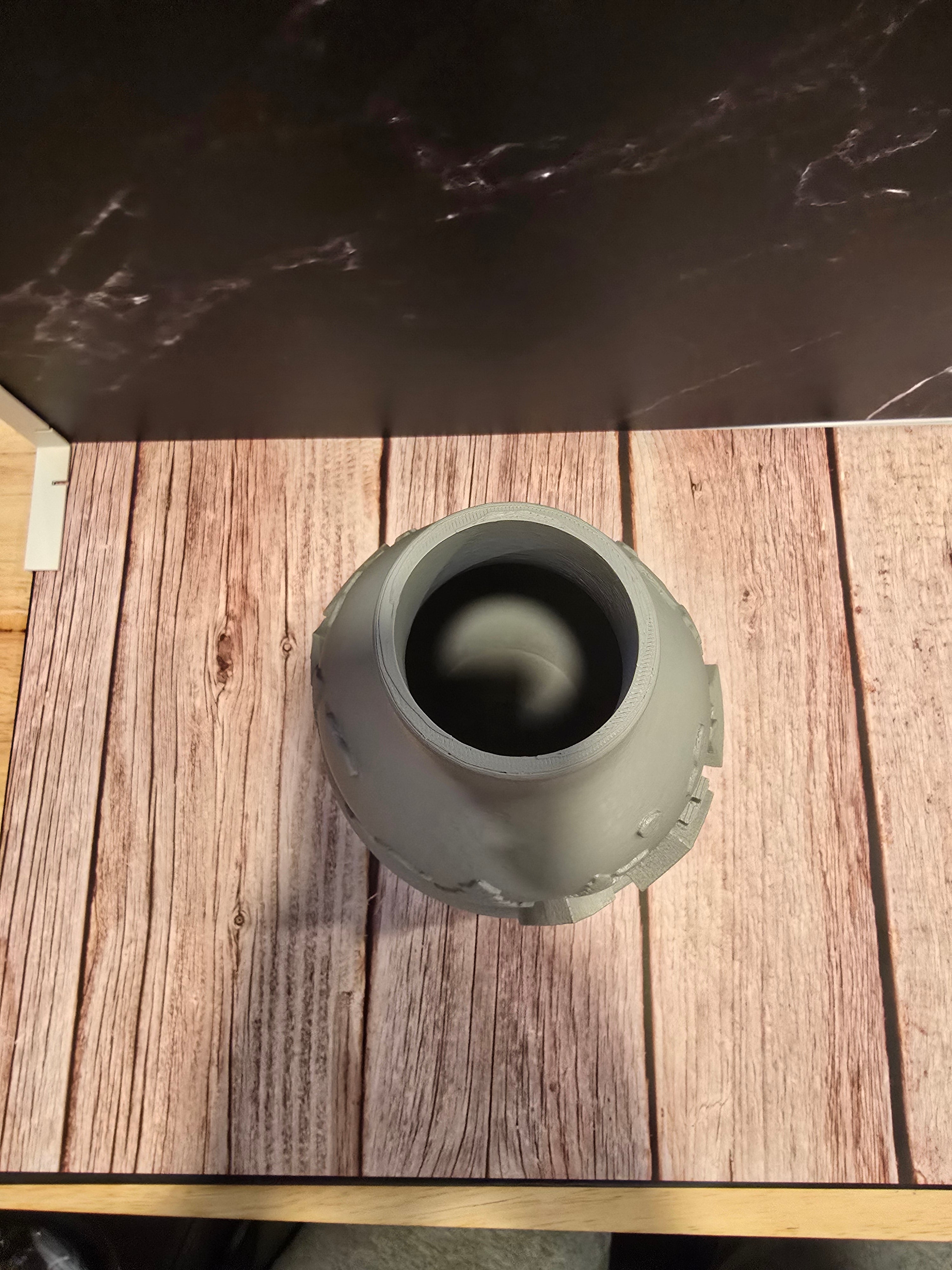 Christmas house vase