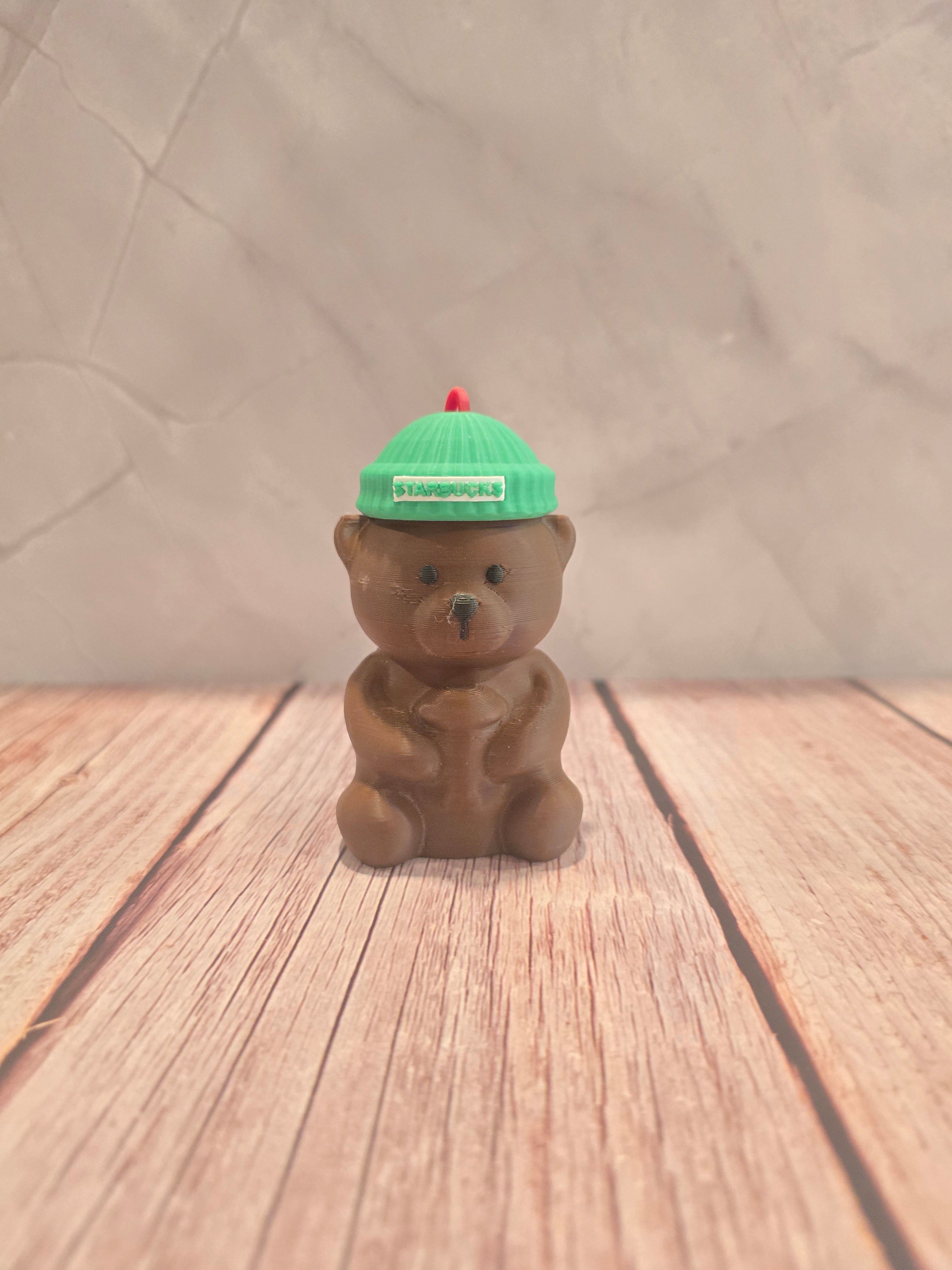 Bear keychain money holder